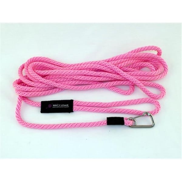 Soft Lines PSW10630HOTPINK Floating Dog Swim Snap Leashes 0.37 In. Diameter By 30 Ft. - Hot Pink PSW10630HOTPINK - main